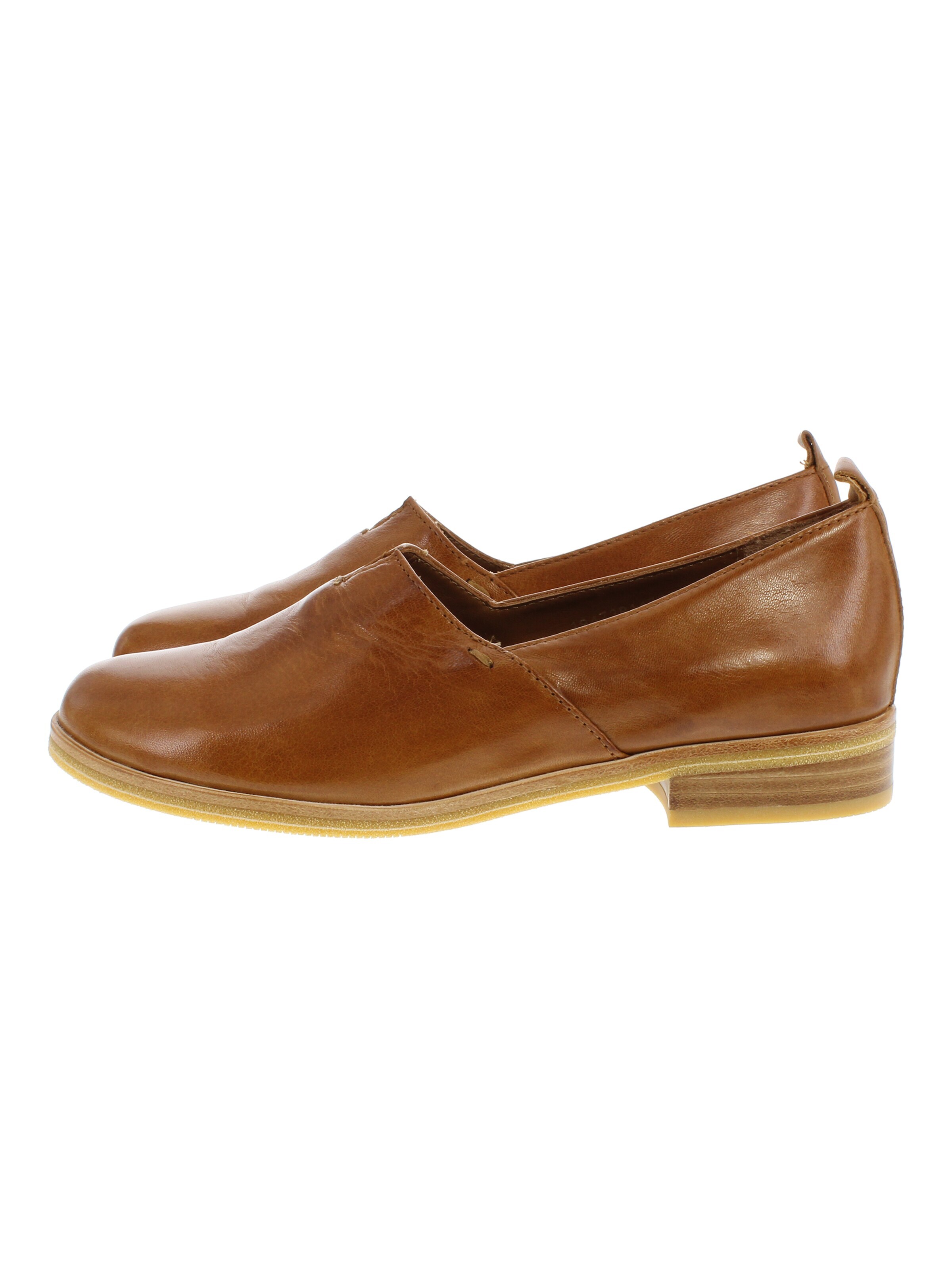 Everybody Classic Flats 'MELONE - moderner Sacchetto Slipper' in Brown