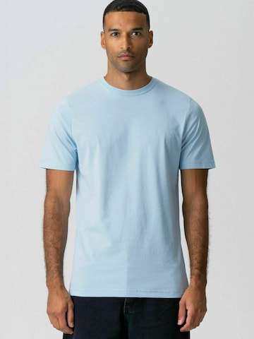 Coupe regular Chemise ' Organic Basic ' TEESHOPPEN en bleu : devant
