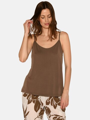 CCDK Copenhagen Top ' Kendall ' in Bruin: voorkant