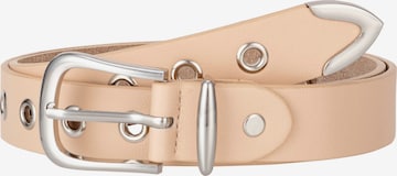 Leslii Belt in Beige: front