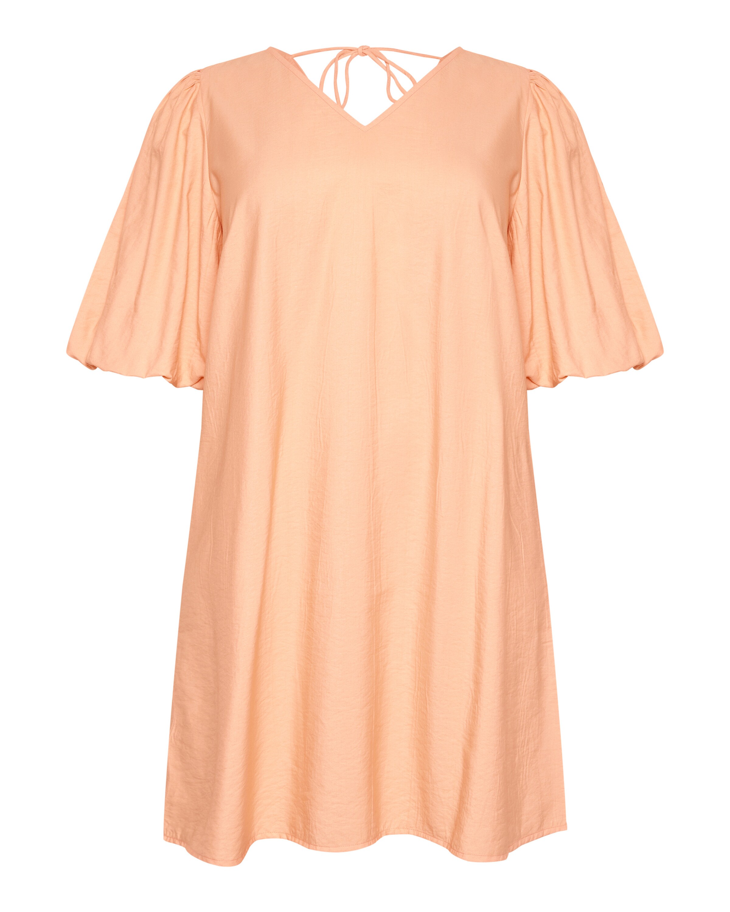 Robe-chemise 'Gabbi' KAFFE CURVE en orange : devant