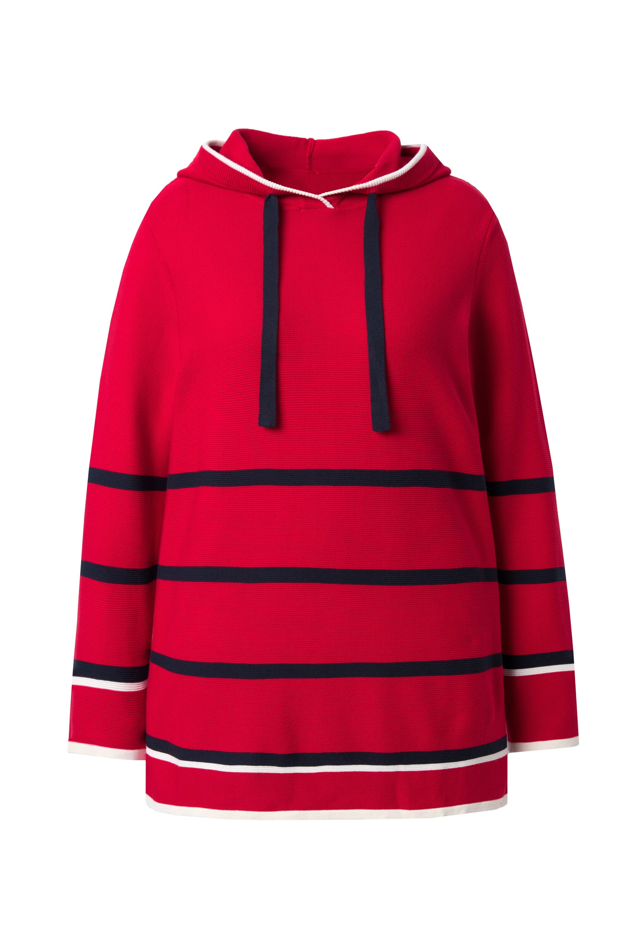 Pull-over oversize Ulla Popken en rouge : devant