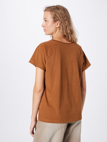 Derbe T-Shirt in Braun
