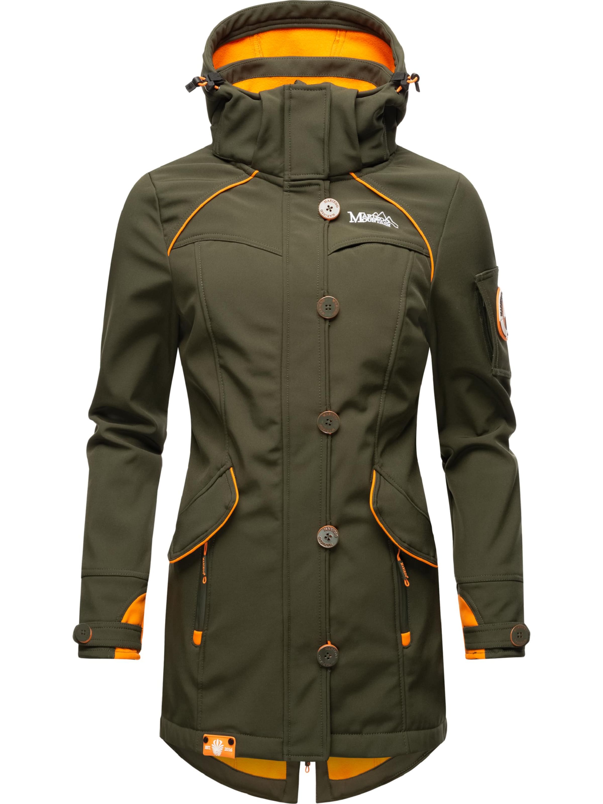 Giacca funzionale 'Soulinaa' di MARIKOO in verde: frontale