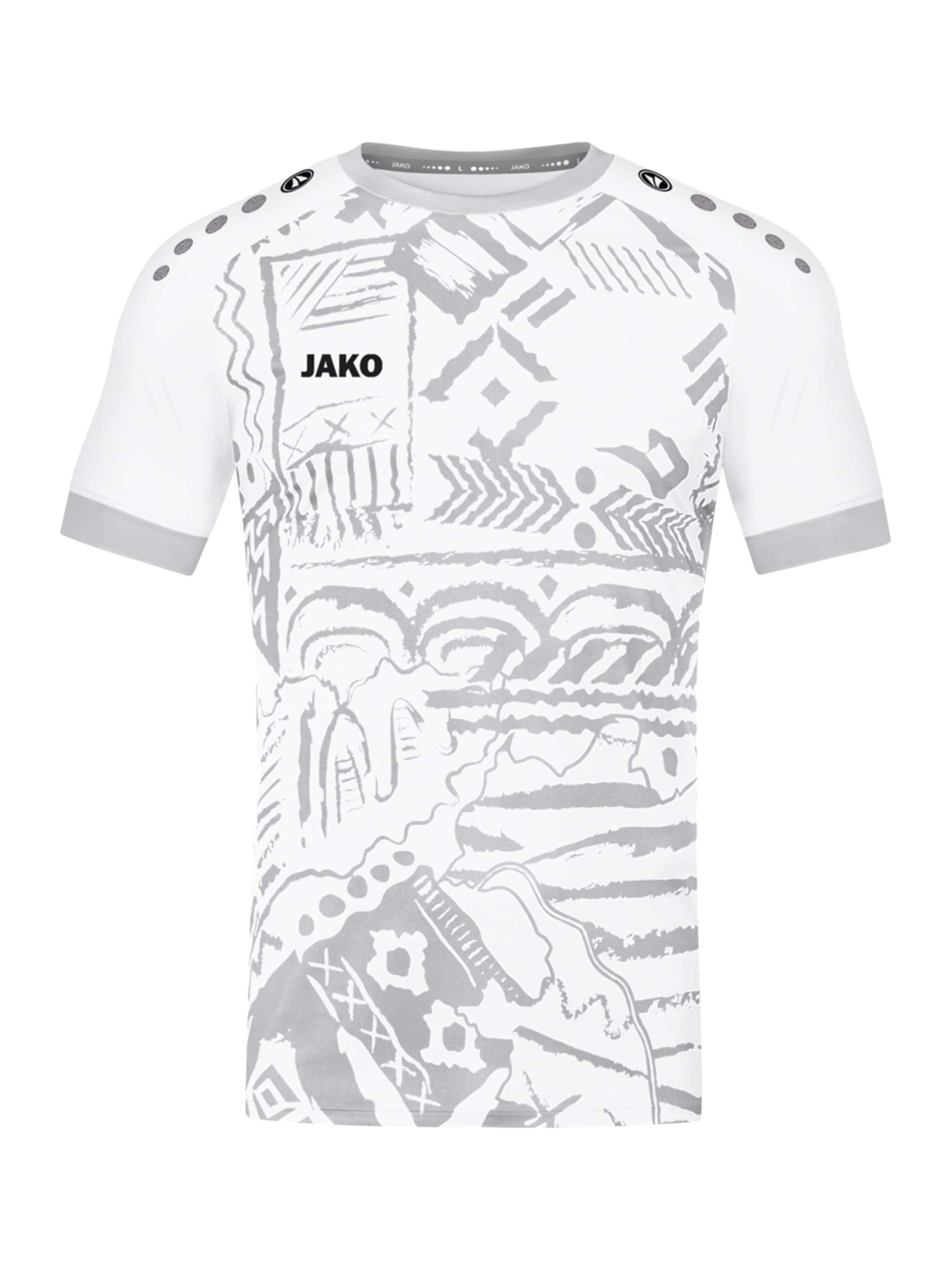 JAKO Funktionsshirt 'Tropicana' in Weiß: Vorderseite