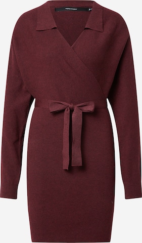 VERO MODA Gebreide jurk 'SUNNA' in Rood: voorkant