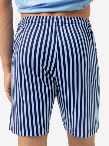 Pantalon de pyjama 'Graphic Stripes' Mey en bleu