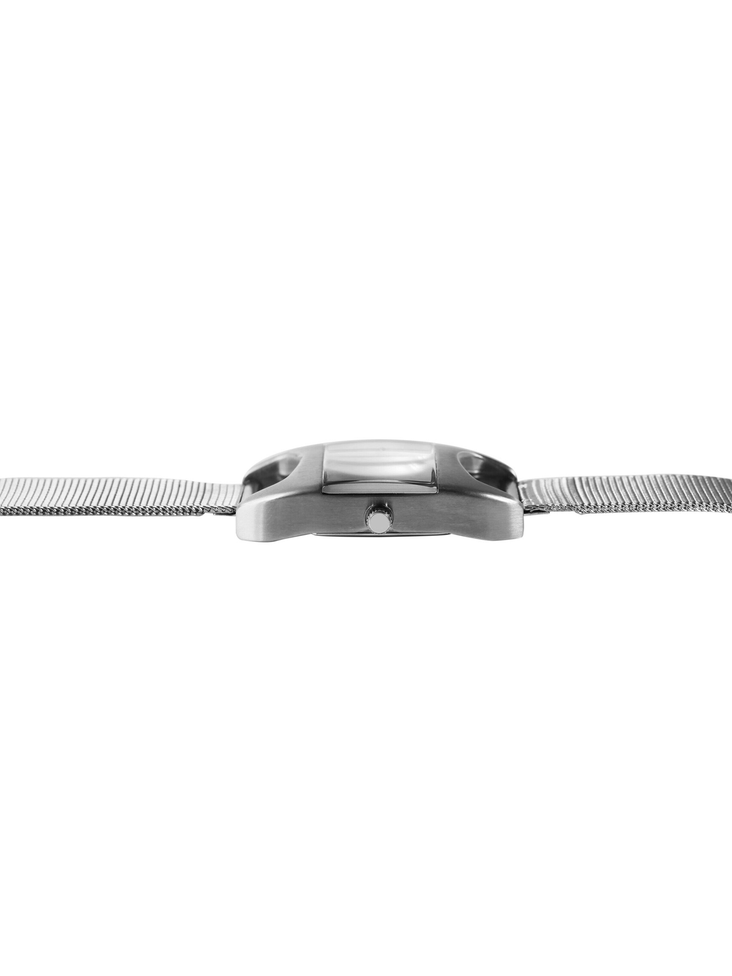 JUST Analog Watch 'mit Milanaisearmband und Mineralglas' in Silver