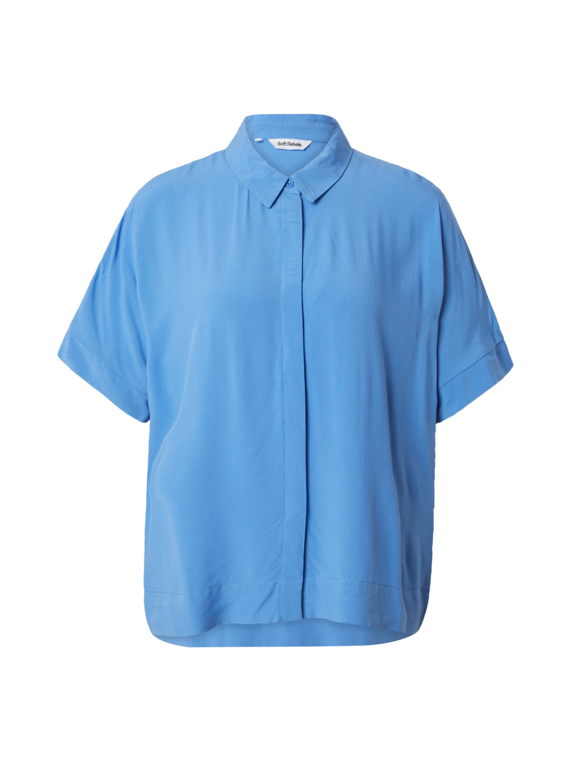 Soft Rebels Bluse 'Freedom' i blå: forside