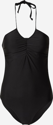 PIECES Bralette Swimsuit 'AYDA' in Black: front