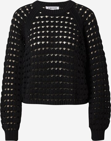 EDITED Sweater 'Tiare' in Black: front