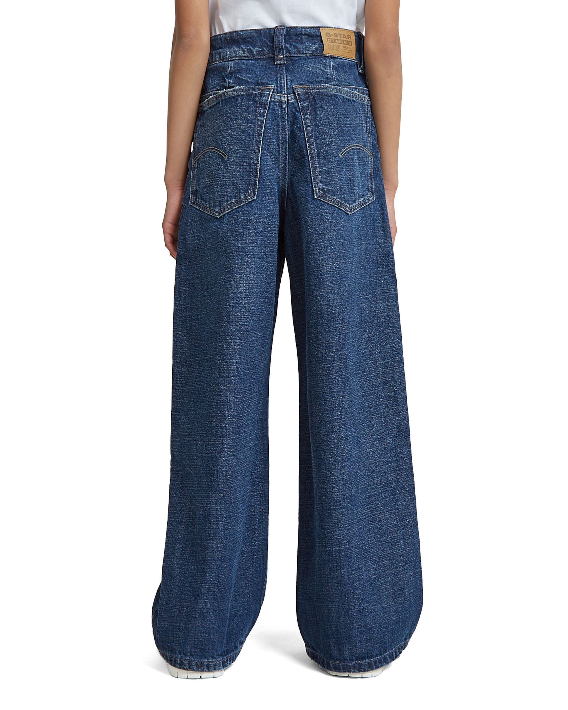 G-STAR Loosefit Jeans -'Girls Skater High Loose Jeans' in Blau