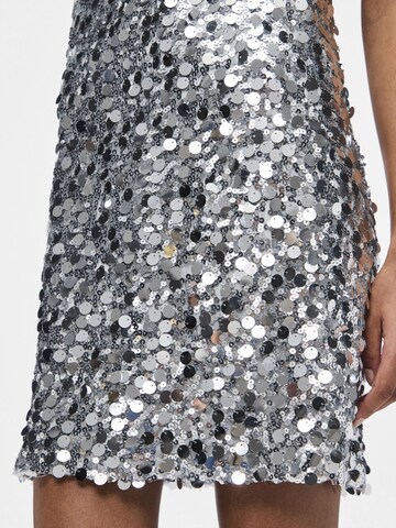 Robe 'DISCO' PIECES en argent