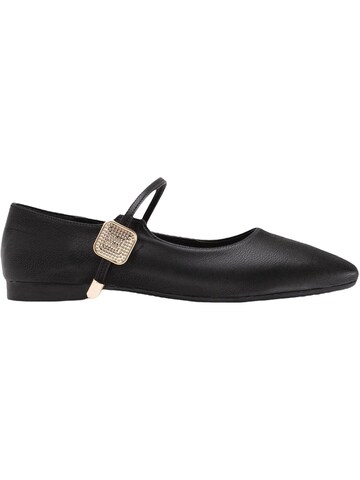 Limoya Strap ballerina in Black