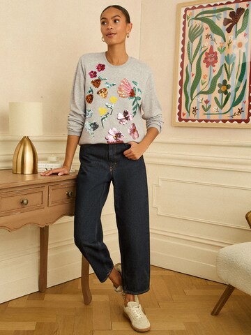 Felpa di love & roses in grigio