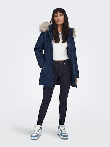 Parka d’hiver 'KATY' ONLY en bleu