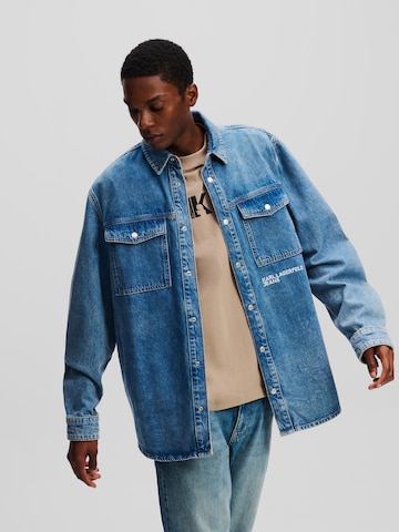 KARL LAGERFELD JEANS Regular Fit Skjorte i blå: forside