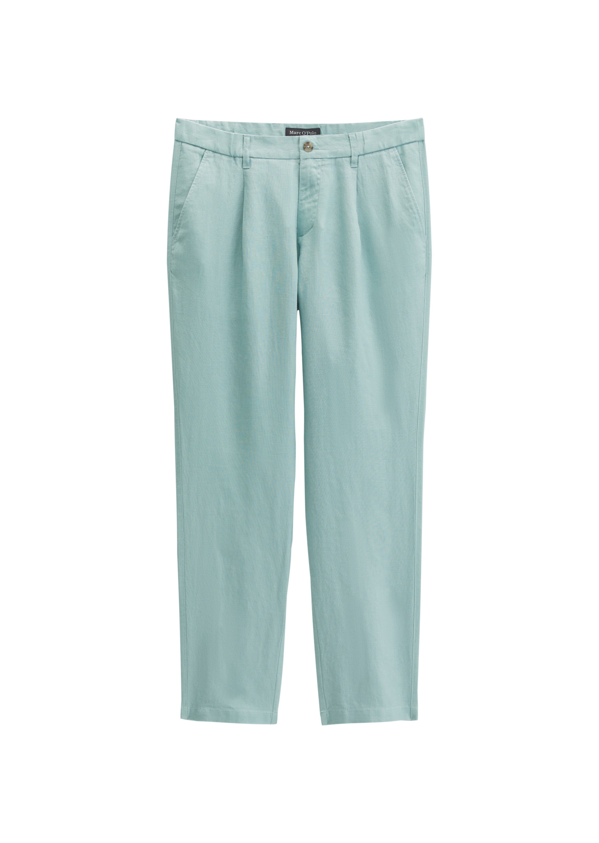 Effilé Pantalon à plis 'Osby' Marc O'Polo en vert : devant