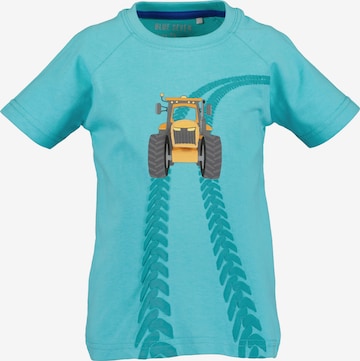 T-Shirt BLUE SEVEN en bleu : devant