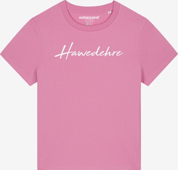 Maglietta ' Hawedehre ' di Watapparel in rosa: frontale