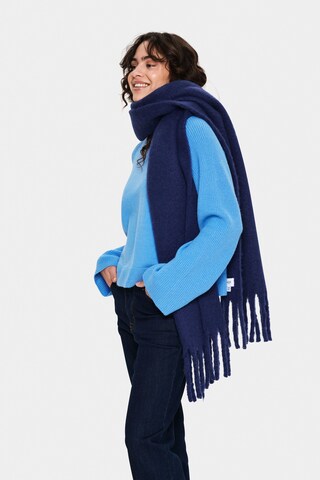 SAINT TROPEZ Scarf 'AlbertiSZ' in Blue
