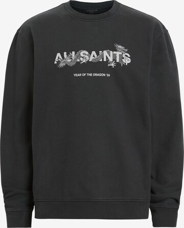 AllSaints - Sweatshirt 'CHIAO' em preto: frente