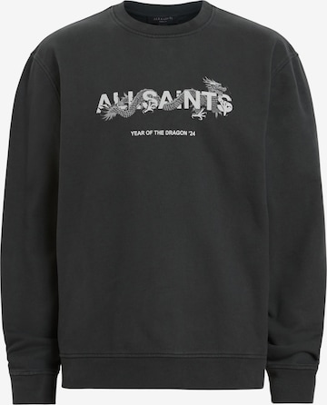 AllSaints Sweatshirt 'CHIAO' in Zwart: voorkant