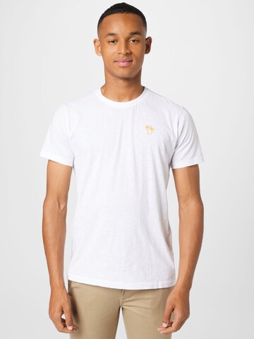 KnowledgeCotton Apparel Shirt in White: front