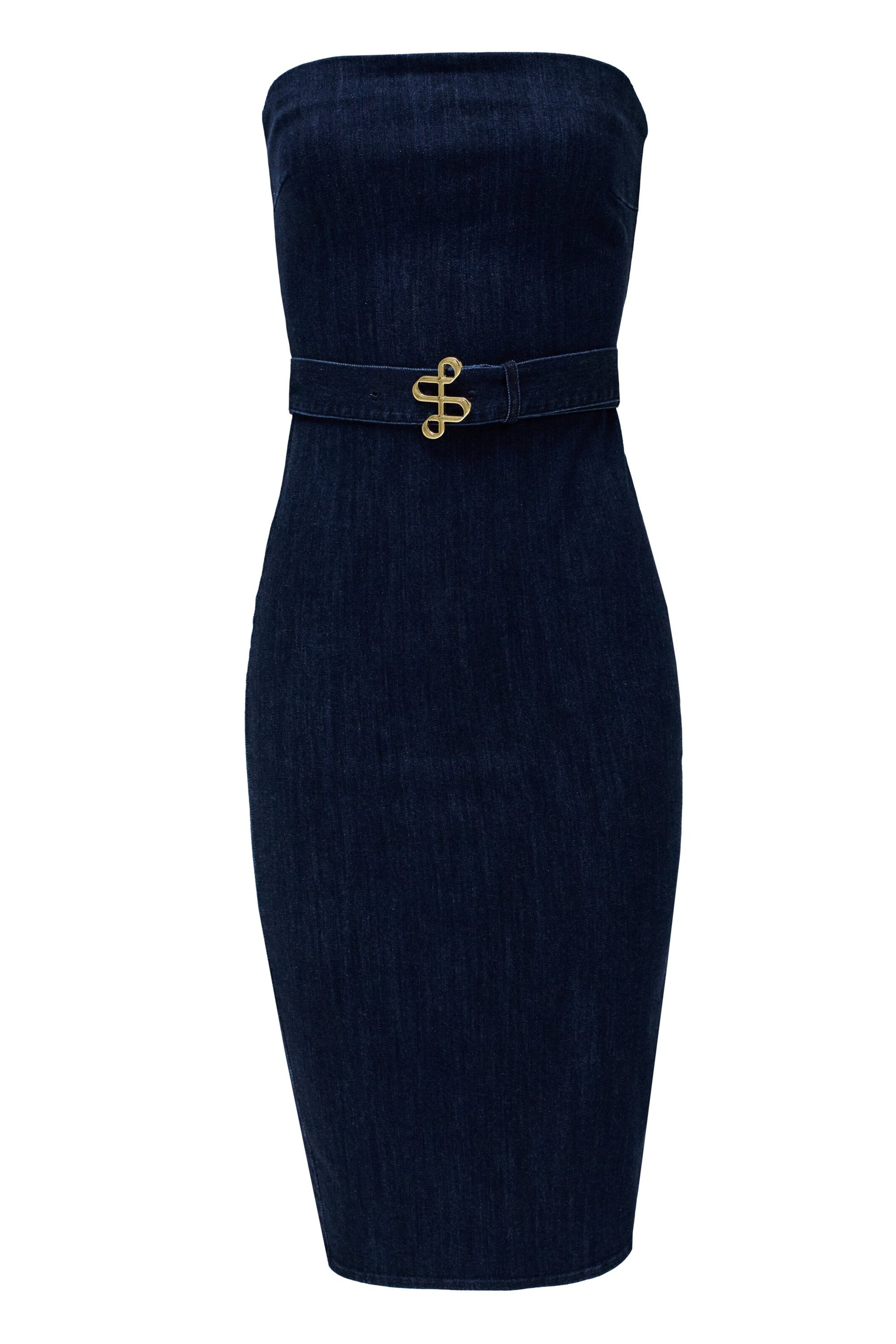 Salsa Jeans Dress in Blue: front