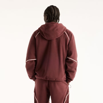 new balance Trui 'Trackside Polar Fleece Hoodie' in Rood