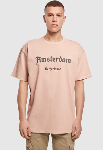 Merchcode Shirt 'Amsterdam' in Roze: voorkant