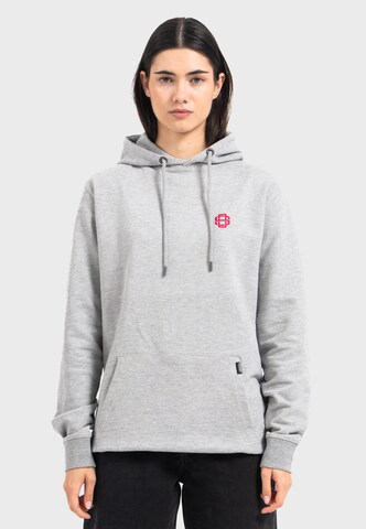 Oldskull Sweatshirt 'Retro Cherry Chaser Logo Graphic' in Grey