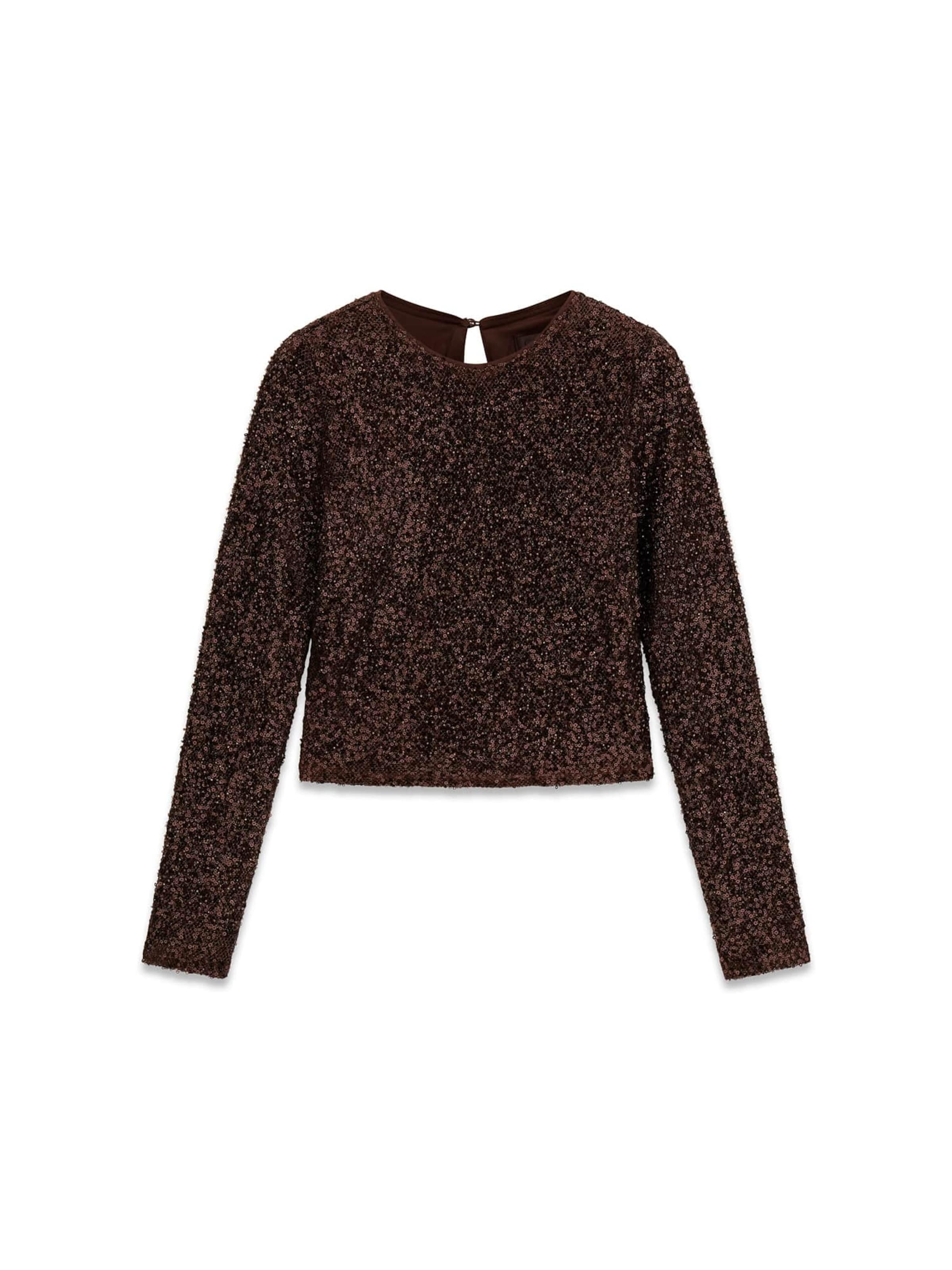 GUESS Top in Braun: Vorderseite