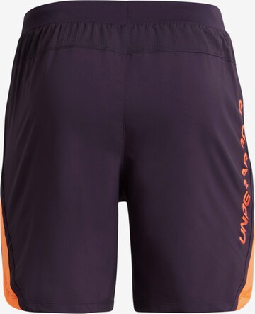 UNDER ARMOUR Regular Workout Pants in Purple