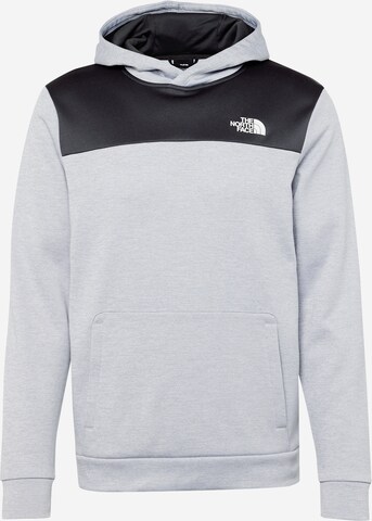 THE NORTH FACE Athletic Sweatshirt 'M REAXION FLEECE P/O HOODIE  - EU' in Grey: front