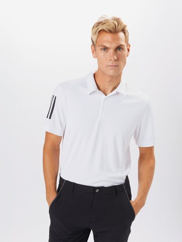 ADIDAS GOLF Regular Fit Sportshirt in Weiß: predná strana