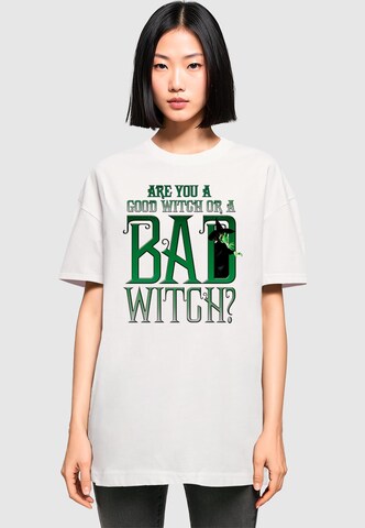 ABSOLUTE CULT Shirt 'The Wizard of Oz - Bad Witch' in Weiß: Vorderseite
