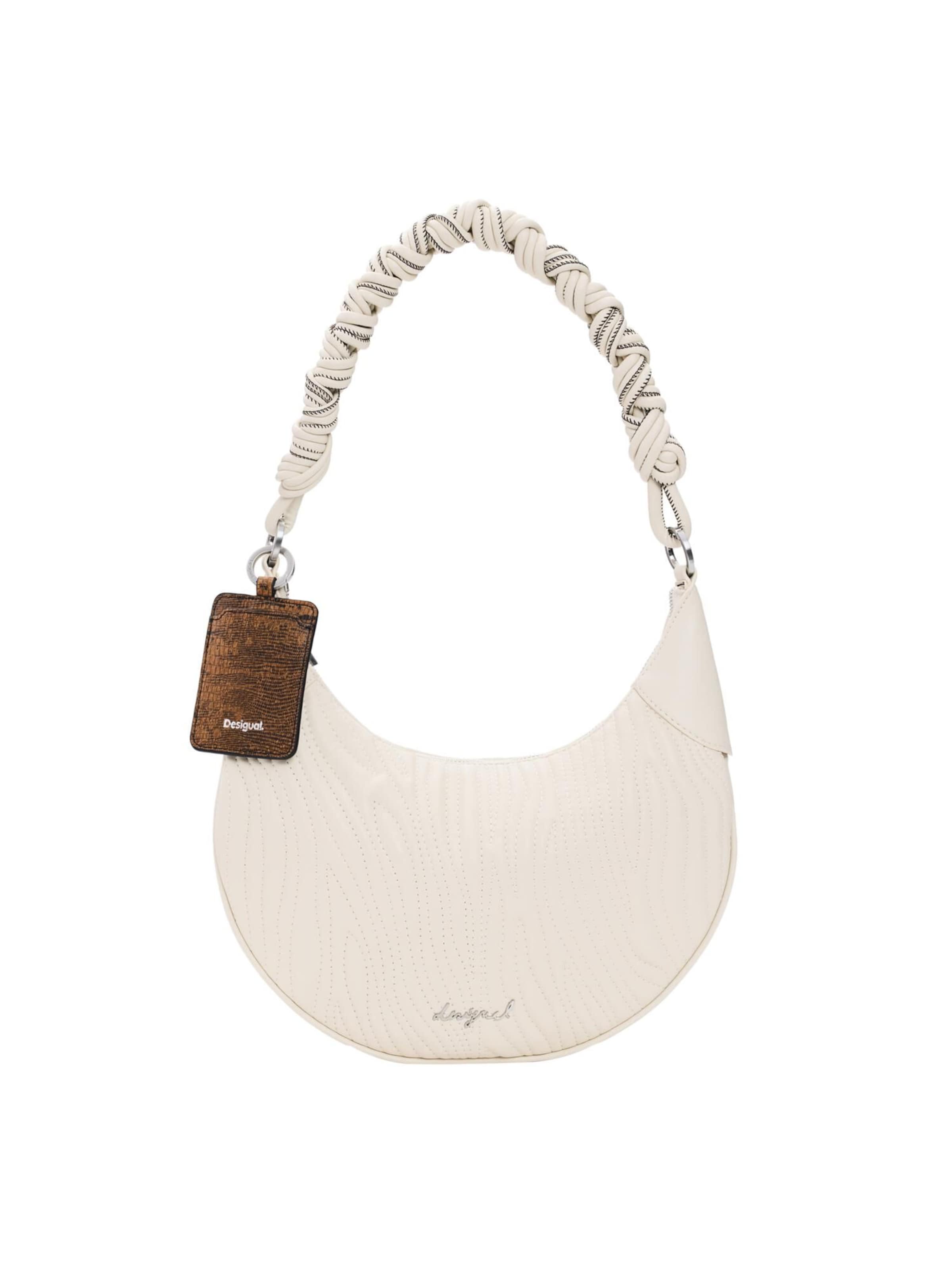 Desigual Torba za čez ramo | bela barva: sprednja stran