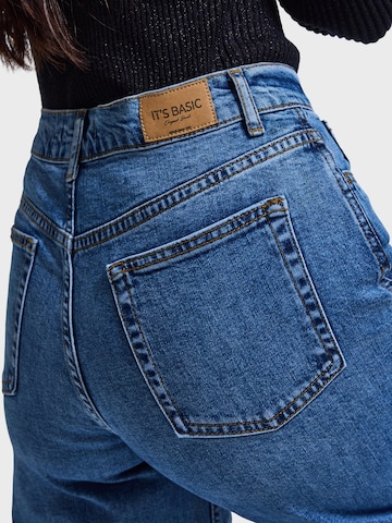 IT'S BASIC - Acampanado Vaquero 'DOODLE FLARE HIGH RISE JEANS' en azul