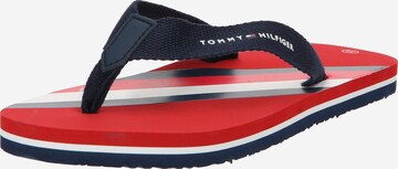 TOMMY HILFIGER Otevřená obuv – modrá: přední strana