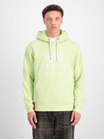 ALPHA INDUSTRIES Sweatshirt i gul: forside