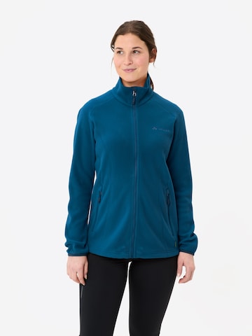 VAUDE Athletic fleece jacket 'Rosemoor' in Blue: front