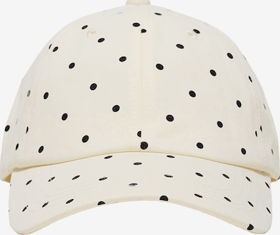 Bershka Lippalakki koossa 55-60 värissä kerma / musta, Tuotenäkymä