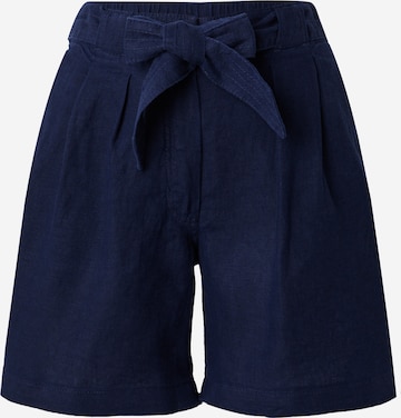 Regular Pantalon à pince Marks & Spencer en bleu : devant
