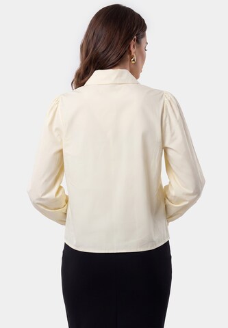 Chemisier faina en jaune