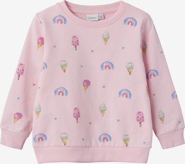 NAME IT Sweatshirt 'Fransia' in Pink: front