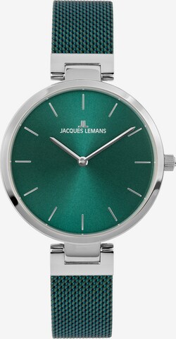 Jacques Lemans Analog Watch in Green: front