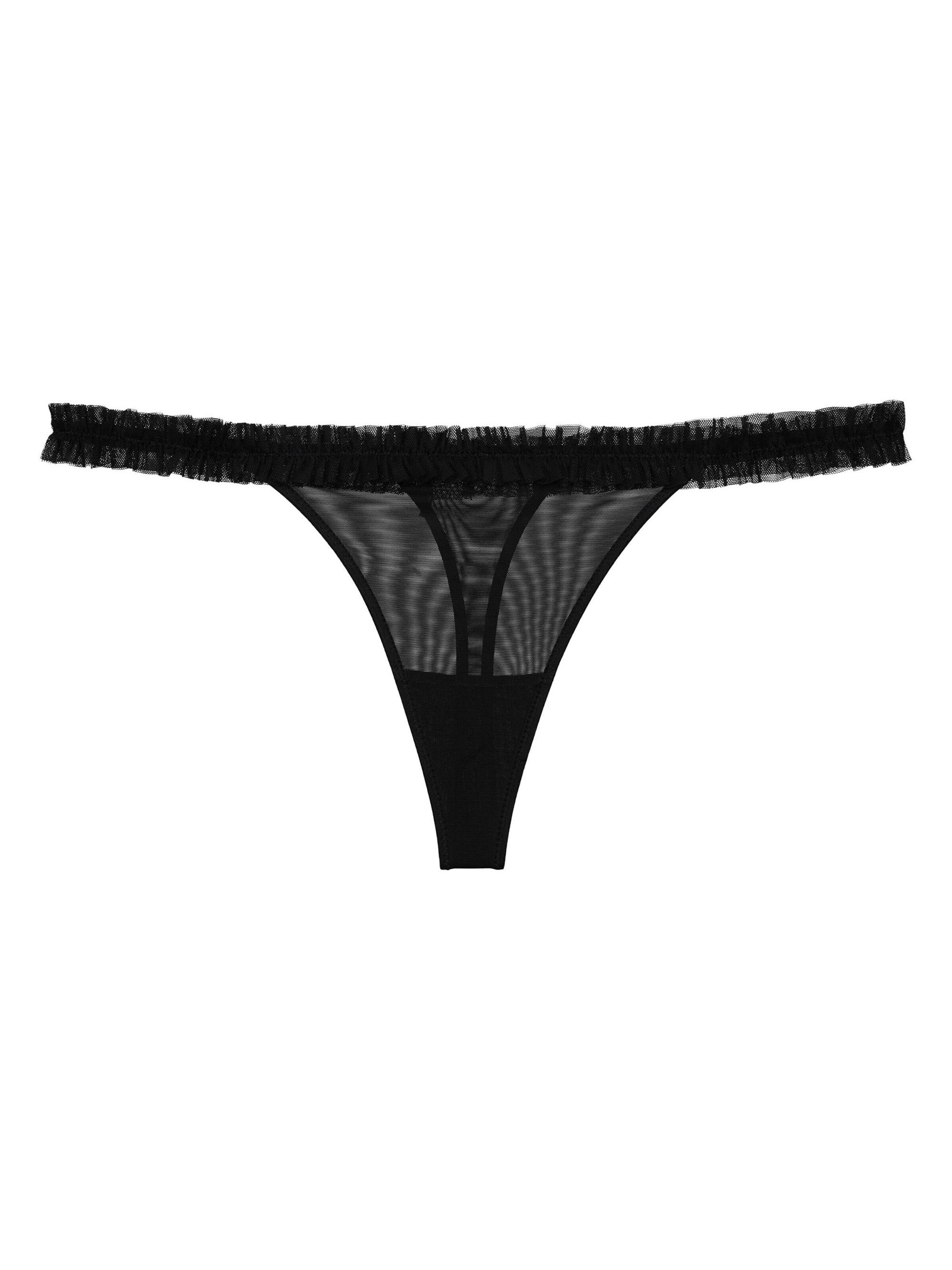 ESOTIQ - Tanga 'Billie' en negro