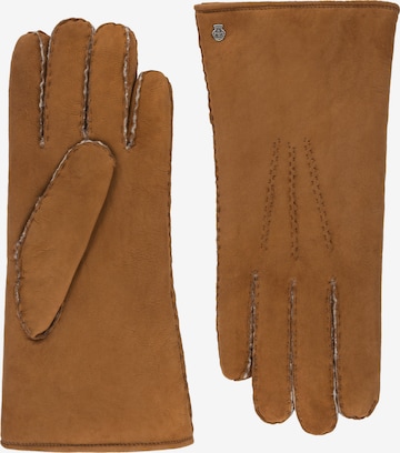 Gants 'GALWAY' Roeckl en marron : devant
