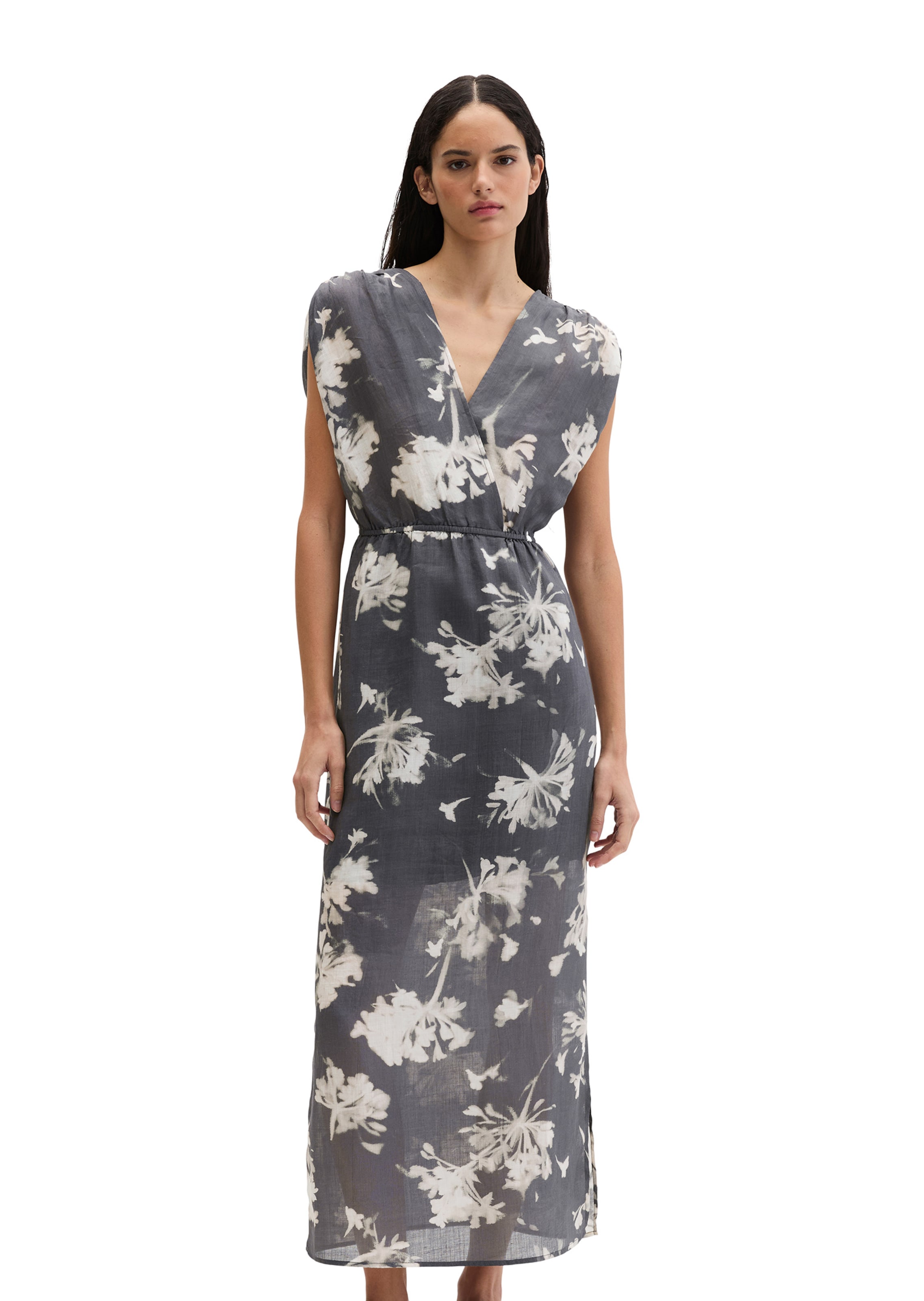 Marc O'Polo Zomerjurk in Grijs: voorkant